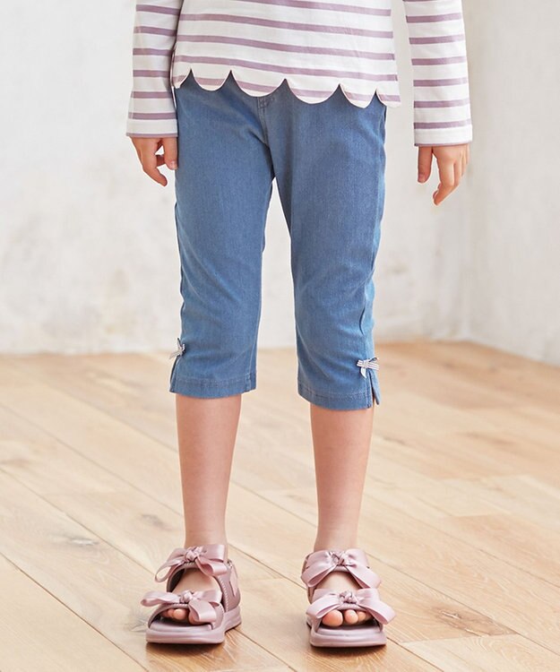 ANY KIDS 接触冷感しろくまパンツ インディゴ