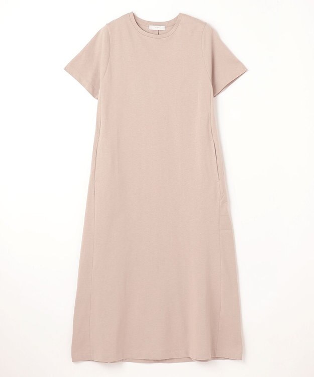 ANY L 【洗濯機可】Ａラインフレア ワンピース サンドベージュ