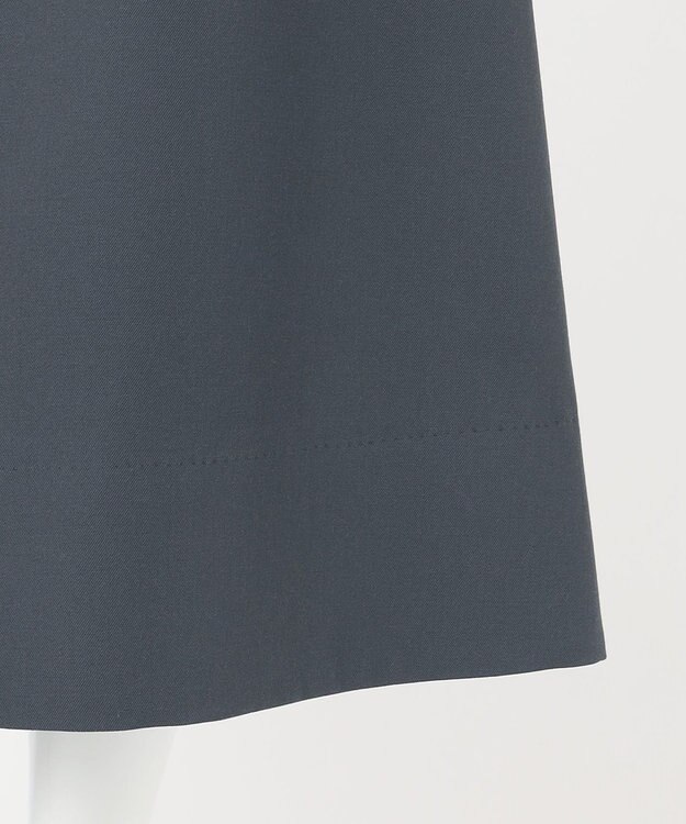 23区 L 【エステータ】ハードギャバジン スカート スチールブルー系