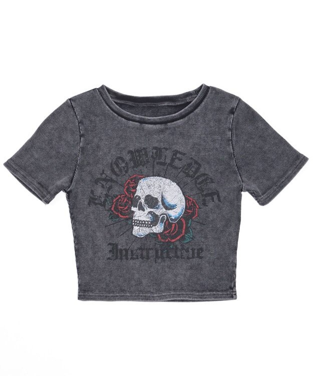 WEGO ヴィンテージウォッシュグラフィックリブT 柄4