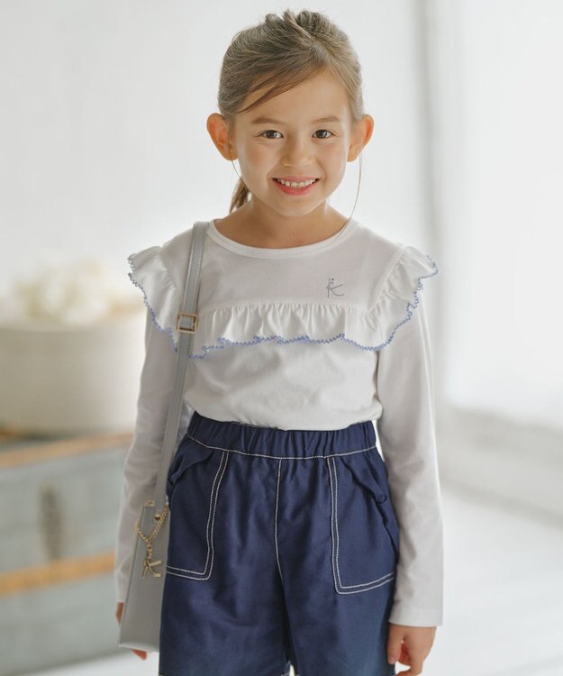  【110-140cm】プチフルール カットソー