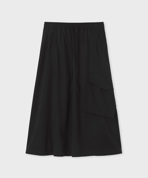 Paul Smith ツイル ギャザースカート ブラック
