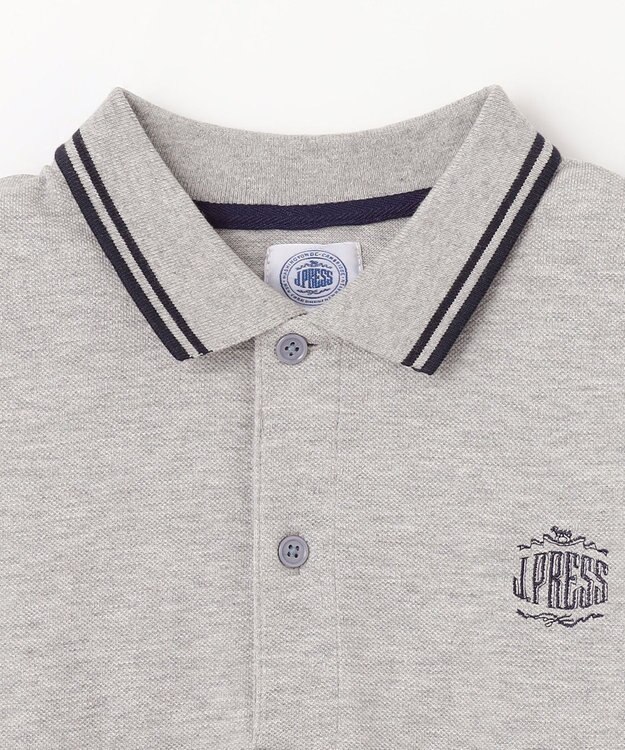 J.PRESS KIDS 【140-170cm】カノコ 半袖ポロシャツ グレー系
