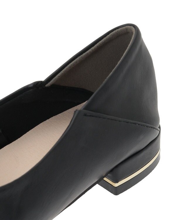 Green Parks ・ｍｉｎｉａ　センターシーム金具付パンプス Black