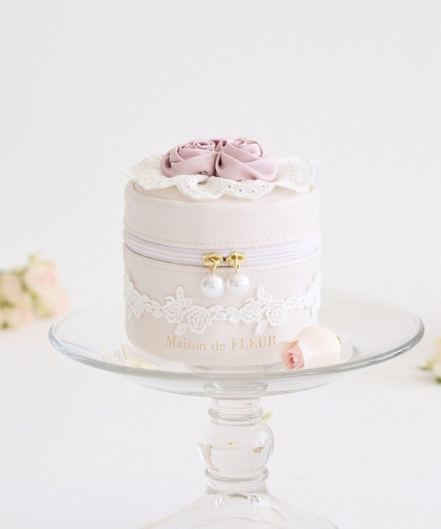 Maison de FLEUR ローズブーケポーチ Pink