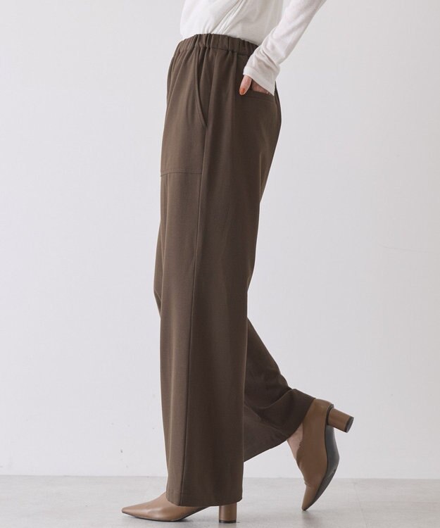 AMERICAN HOLIC 【イージーケア】ベイカーリラックスパンツ Brown