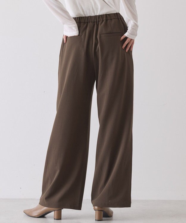 AMERICAN HOLIC 【イージーケア】ベイカーリラックスパンツ Brown