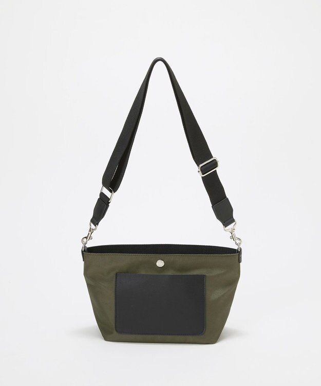 TOPKAPI 【Breath TOPKAPI sis】【WEB限定】ナイロン レザーポケット ミニ ショルダーバッグ 軽量 / CALM カーム　 カーキ