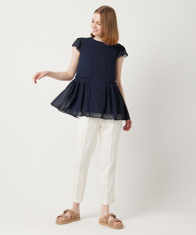 TOCCA 【消臭・吸水速乾・洗える】LUMP SUGAR PANTS パンツ アイボリー系