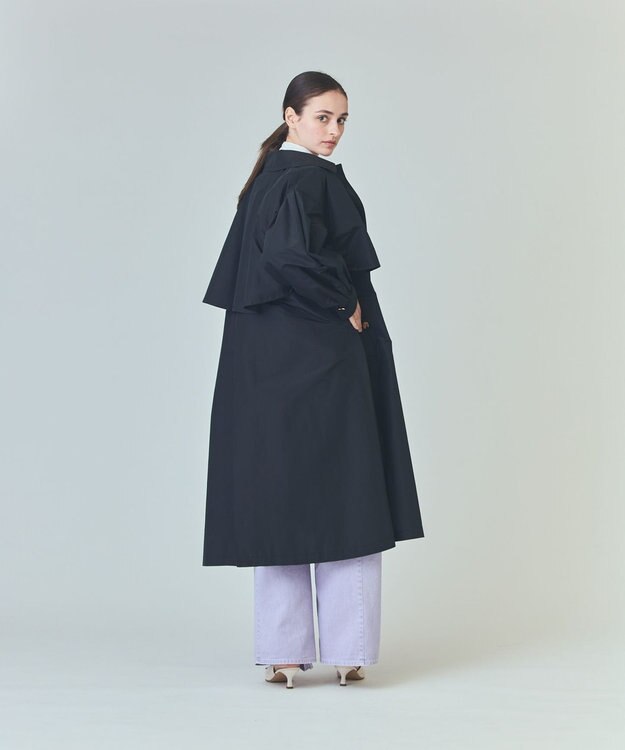 GRACE CONTINENTAL タッサードレスコート ブラック