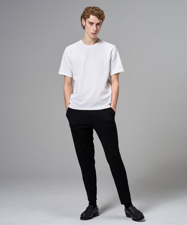 JOSEPH HOMME 【オリジナル素材 】ライトタックジャージー   クルーネックＴシャツ ホワイト系