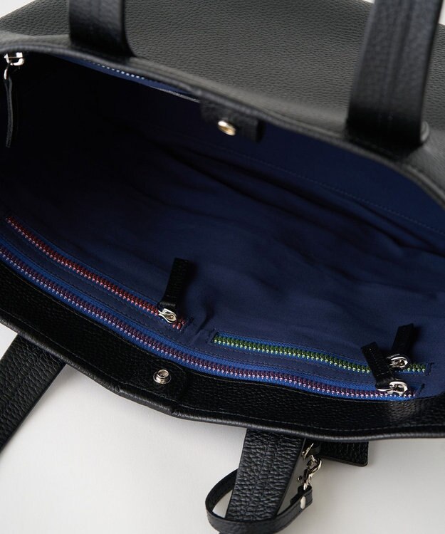 MIYABIYA セカンドエフォート シュリンクレザートートバッグ ブラック