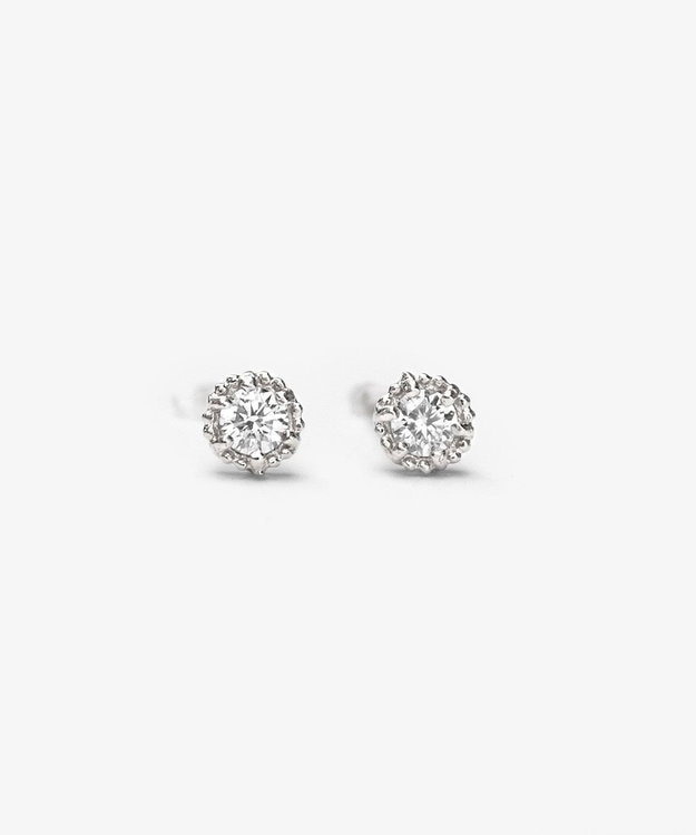 TOCCA 【WEB限定】FLORA PLATINUM DIAMOND PIERCED EARRINGS プラチナ ダイヤモンド ピアス プラチナ
