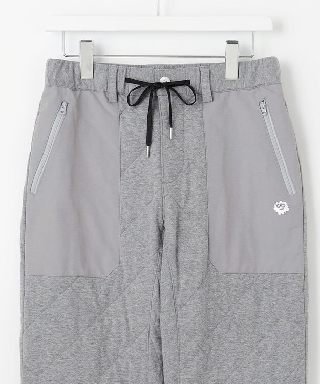PW CIRCULUS 【裏地付き/防寒】【MEN】キルティングパンツ グレー系