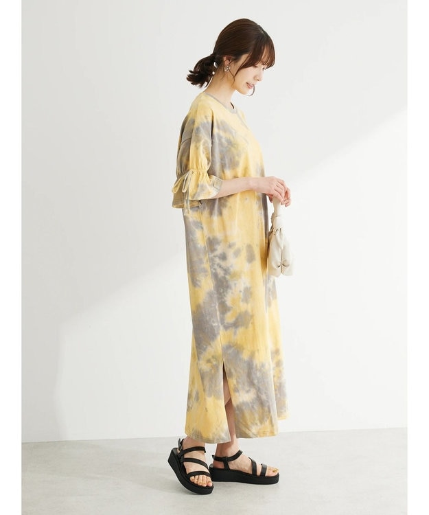 Green Parks ・ｎｏｖｅｍ　９　タイダイＴＥＥワンピース Yellow