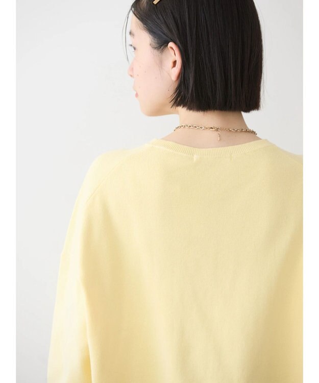 AMERICAN HOLIC 前振りニットプルオーバー Light Yellow