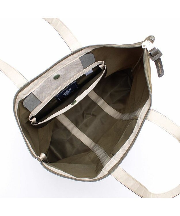 A.D.M.J. 【ナイロン】デービス/サブバッグL カーキ