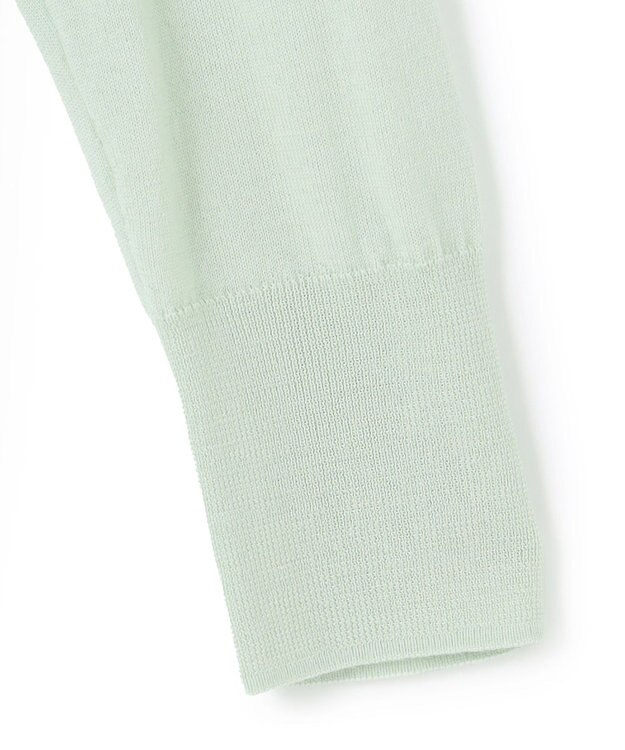 ICB 【洗える】コンパクトウール カーディガン ヘイズグリーン系