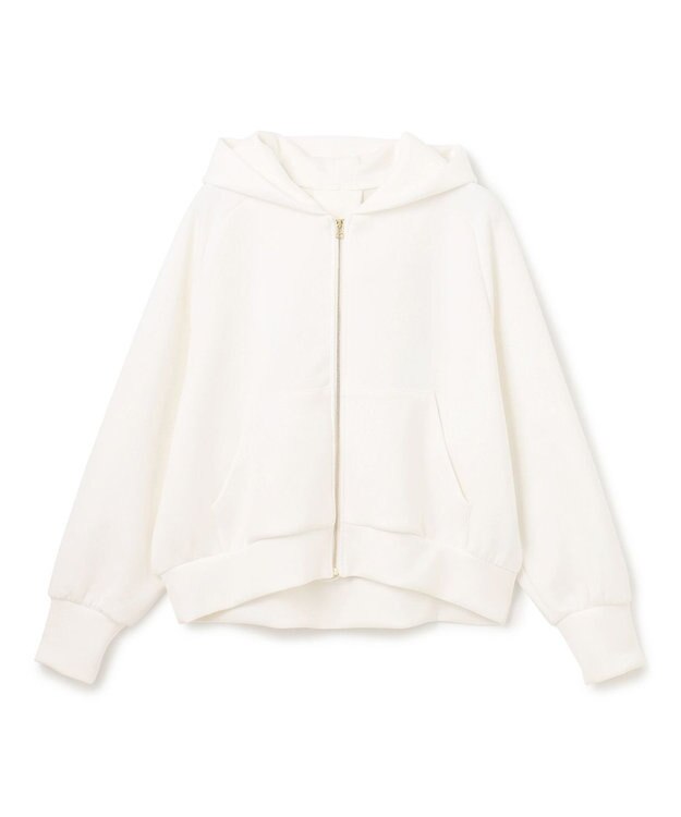 UNFILO L ダブルフェイス ZIPパーカー オフ