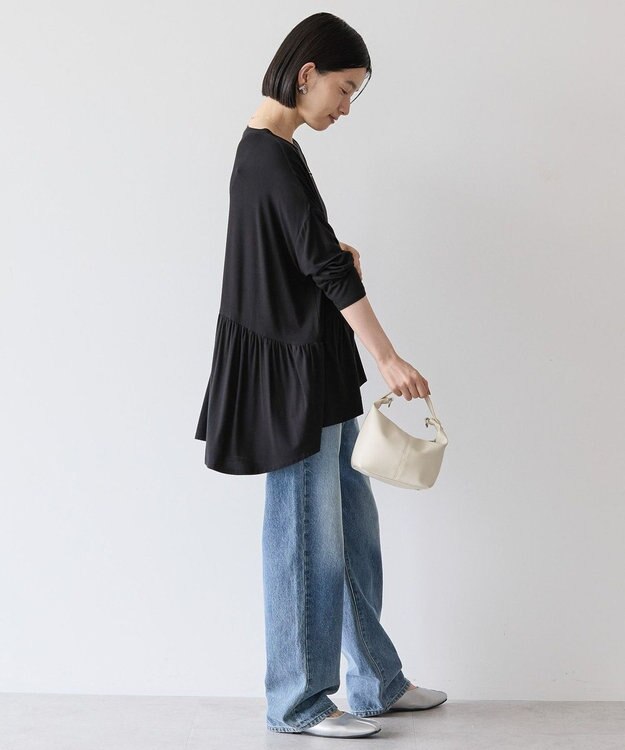 AMERICAN HOLIC ティアードカットプルオーバー Black