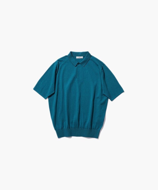 ATON RECYCLED FRESCA COTTON | ポロシャツ GREEN
