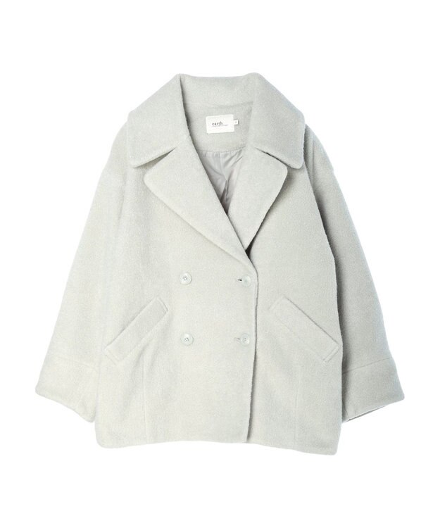 earth music&ecology ＢＩＧカラーコクーンコート Mint