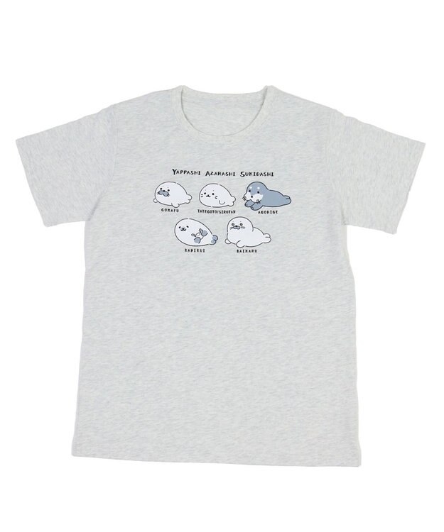 Mother garden しろたん半袖 Tシャツ 《アザラシ好きだし》 ユニセックス アザラシ好きだし