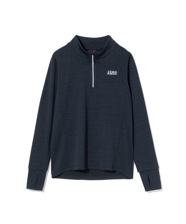 ZERO HALLIBURTON ハーフジップミドルレイヤープルオーバー ZHG-W6S2a 85215 ネイビー