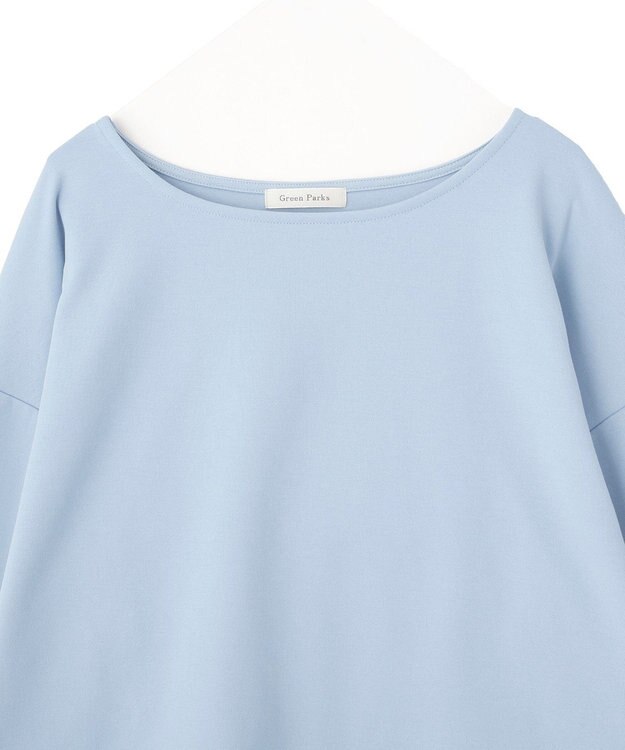 Green Parks パールスリーブカットプルオーバー Sax