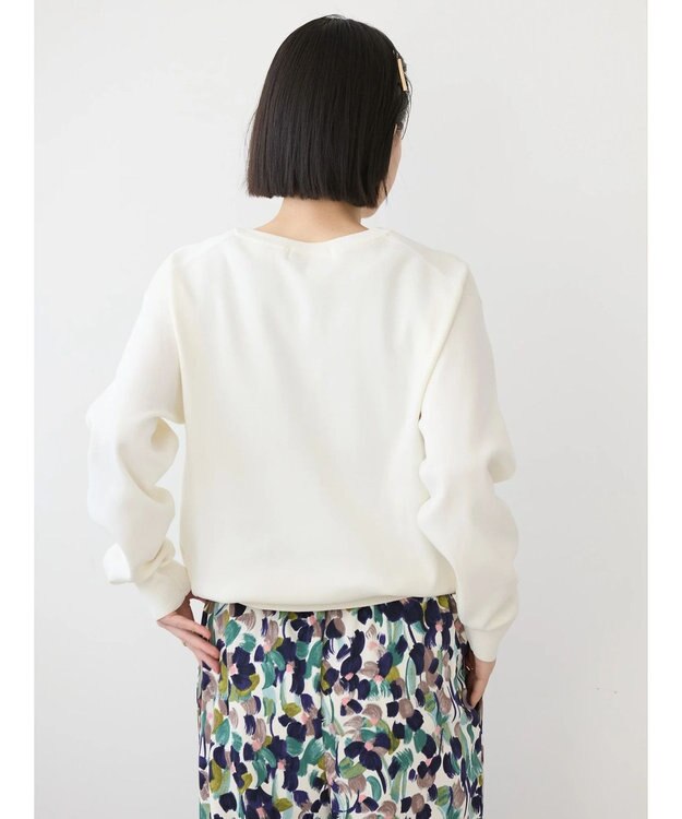 AMERICAN HOLIC エコカルットクルーネックカーディガン Ivory