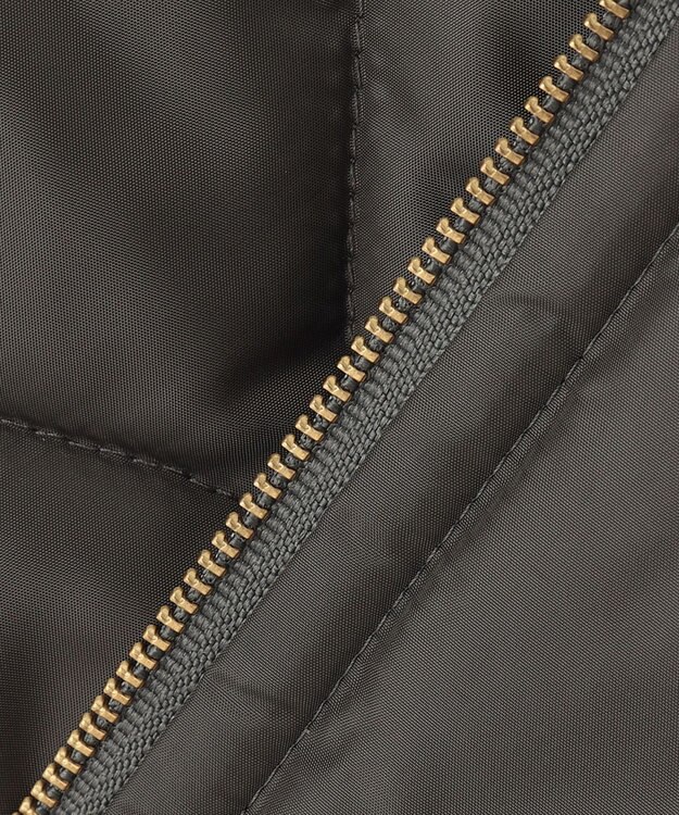 23区 L 【洗える】中綿キルティング ショート ブルゾン スレートグレー