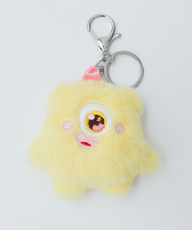 WEGO アンテナモンスターぬいぐるみキーホルダー イエロー