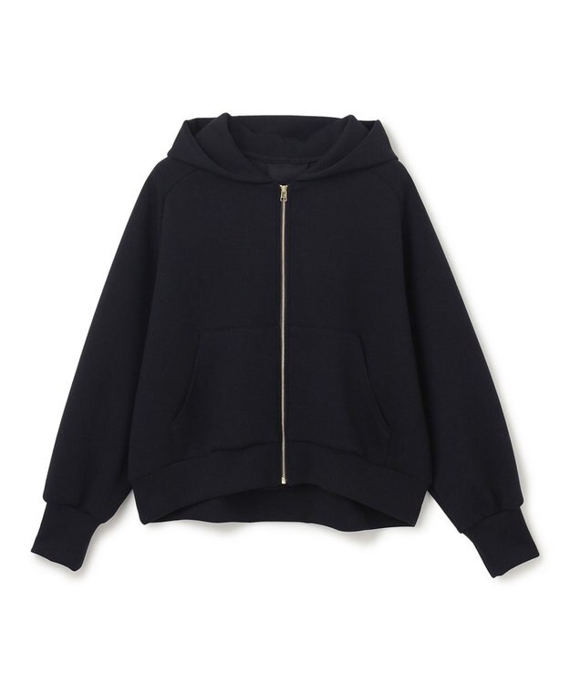 UNFILO L ダブルフェイス ZIPパーカー ネイビー