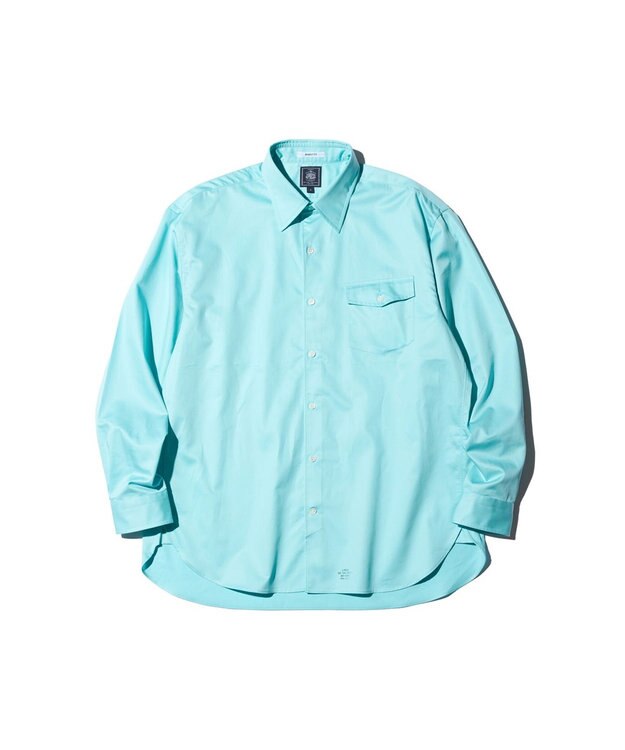 J.PRESS MEN 【J.PRESS ORIGINALS】Finx Cotton Twill Baggy Fit Shirt グリーン系