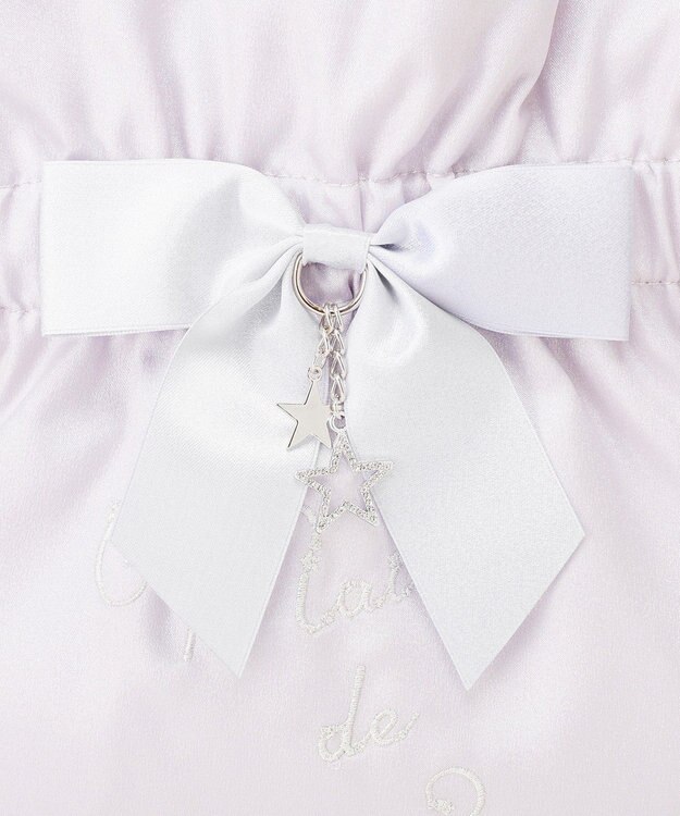 Maison de FLEUR スターリボン２Ｗａｙトートバッグ Silver