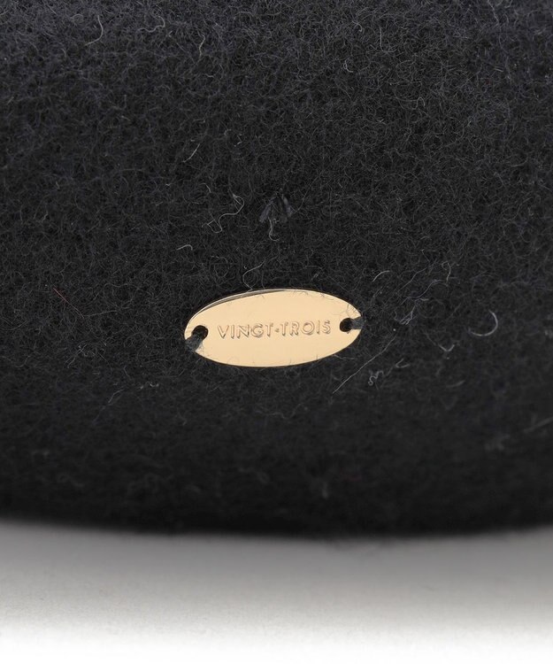 23区 バスク ベレー帽 ブラック系