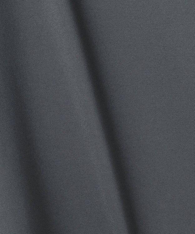 ICB 【WEB限定・洗える】ストレッチポンチ Vネックワンピース ダルブルー系