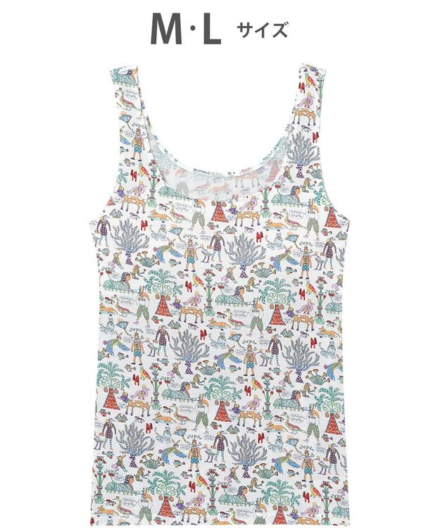 tsumori chisato SLEEP ツモリチサト カップ付きインナー タンクトップ ブラトップ レディース UCX573 /ワコール アイボリー