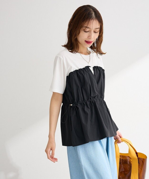Green Parks ビスチェドッキングカットプルオーバー Black