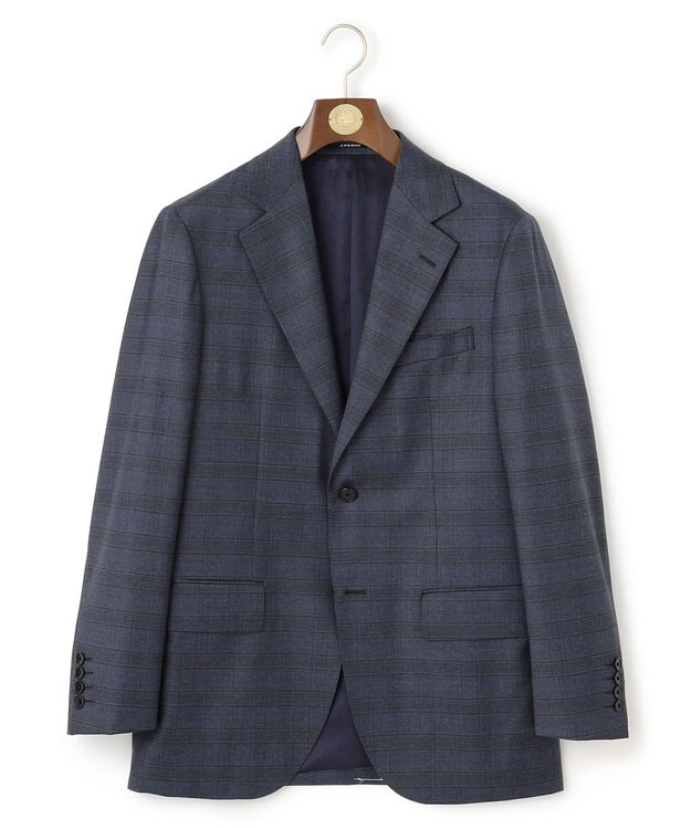 J.PRESS MEN 【J.PRESS MOVING】Albino Torello Viera グレナカートチェック ジャケット ダルブルー系3
