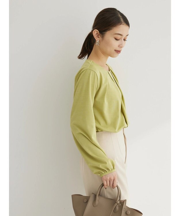 Green Parks ランダムタックブラウソー Lime Green