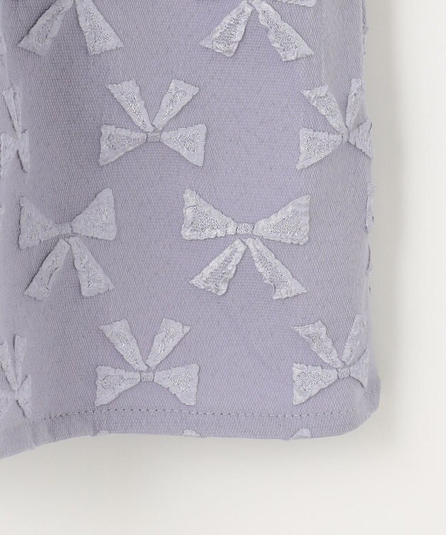 ANY KIDS 総柄リボンドッキングチュニック サックスブルー