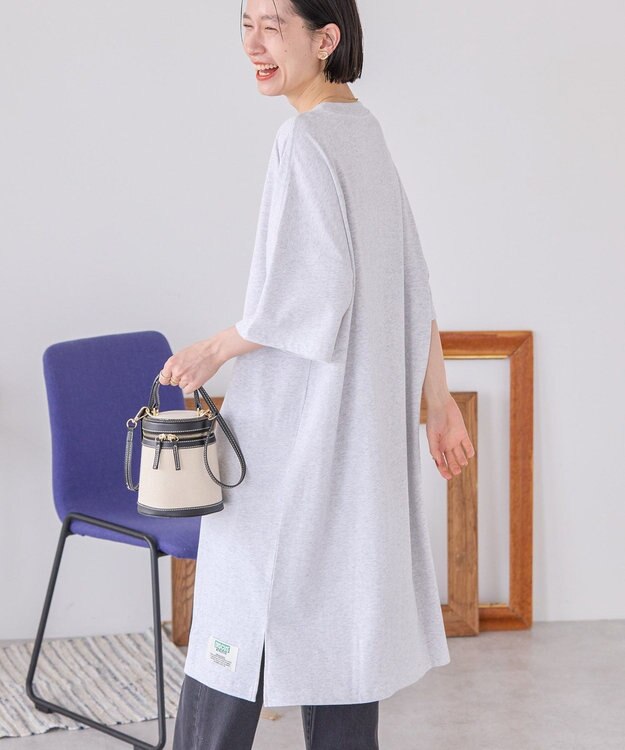 AMERICAN HOLIC DISCUS Tシャツワンピース Oatmeal