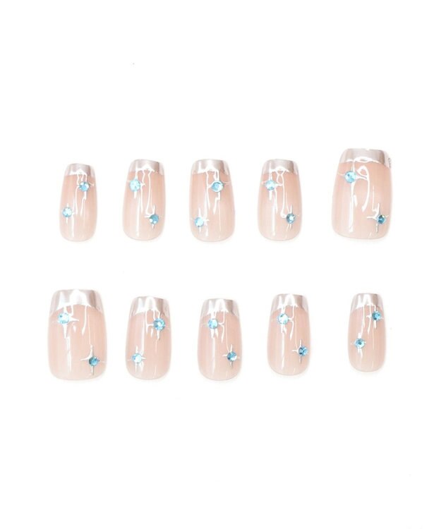 WEGO デザインショートネイルチップ 柄2