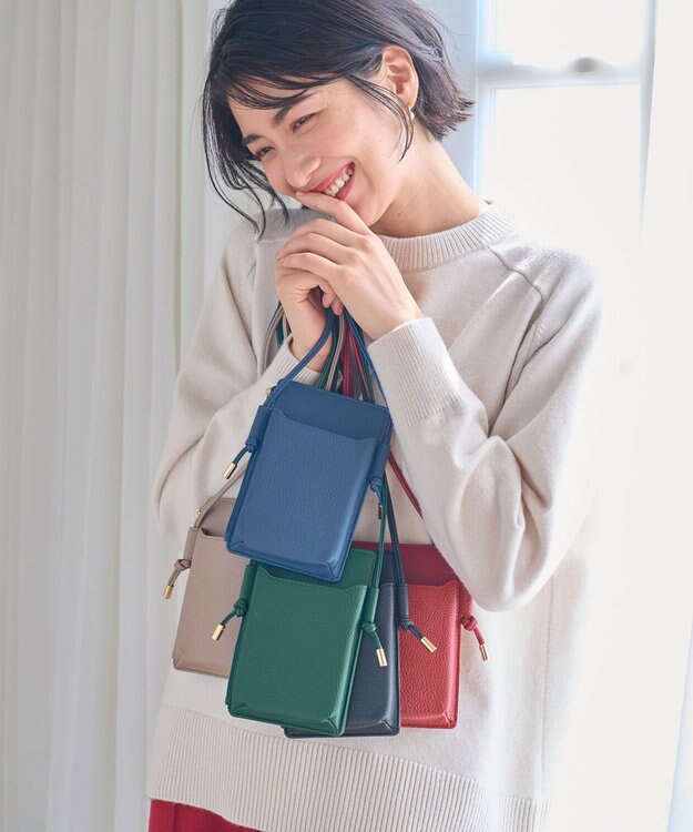 ANY スマートフォンポシェット ブルー系