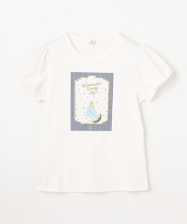 組曲 KIDS 【150-160㎝】 wonderful rainy day Tシャツ オフホワイト