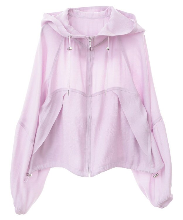 earth music&ecology シアージップパーカー Pink