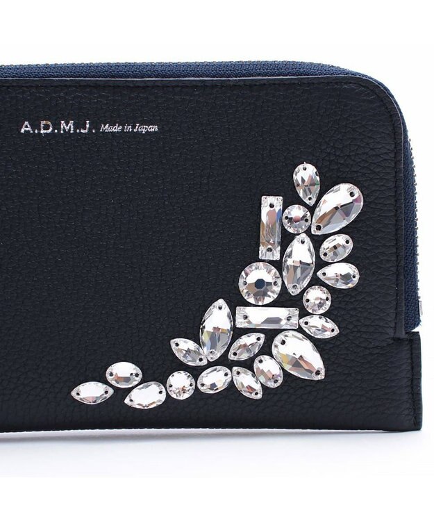 A.D.M.J. 【牛革】モーツァルト/スワロフスキー・クリスタル付オーガナイザーパース MRN