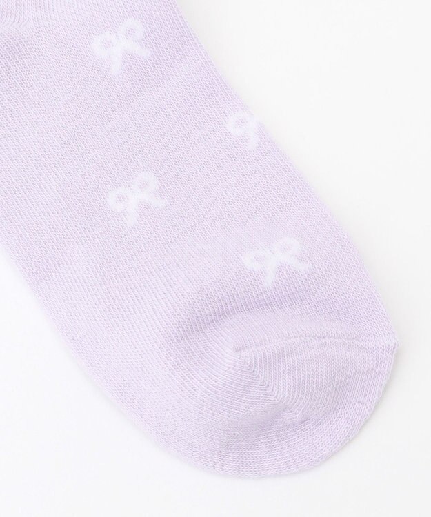 ANY KIDS 【3点セット】ソックス （ネコ） ラベンダー