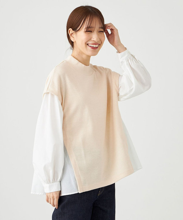 SHARE PARK LADIES ドッキングプルオーバー オフホワイト